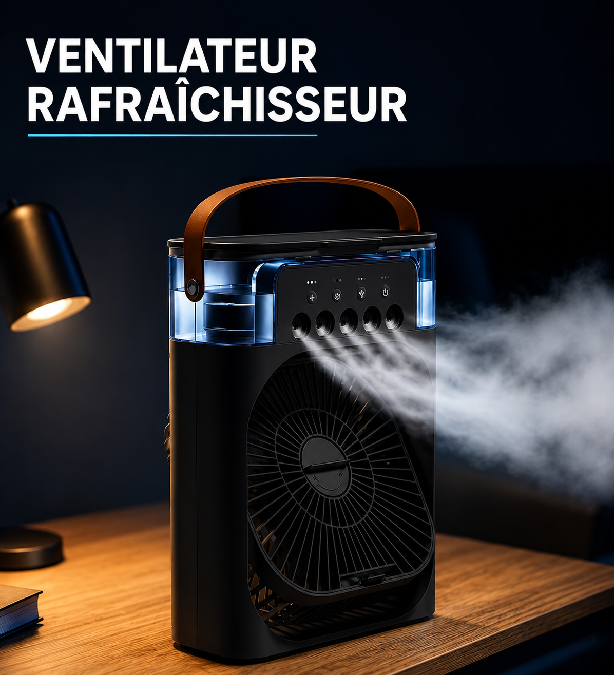 Climatiseur 3-en-1 avec humidificateur - AIR COLD+